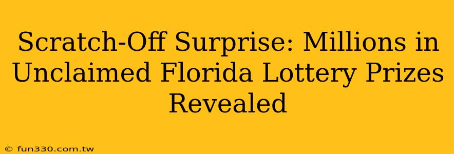 Scratch-Off Surprise: Millions in Unclaimed Florida Lottery Prizes Revealed