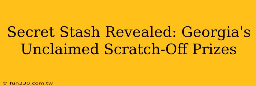 Secret Stash Revealed: Georgia's Unclaimed Scratch-Off Prizes