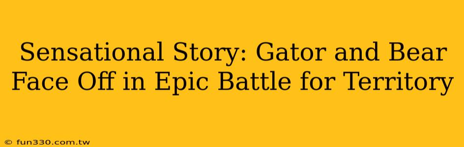 Sensational Story: Gator and Bear Face Off in Epic Battle for Territory