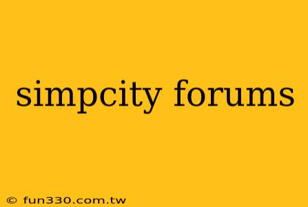 simpcity forums