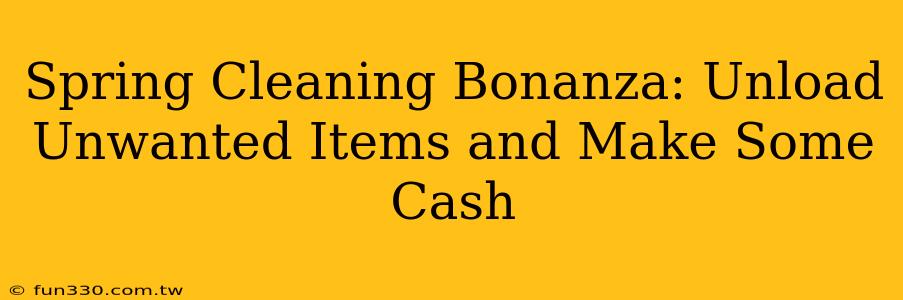 Spring Cleaning Bonanza: Unload Unwanted Items and Make Some Cash