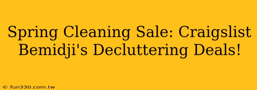 Spring Cleaning Sale: Craigslist Bemidji's Decluttering Deals!