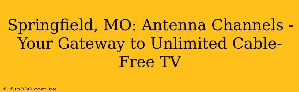 Springfield, MO: Antenna Channels - Your Gateway to Unlimited Cable-Free TV