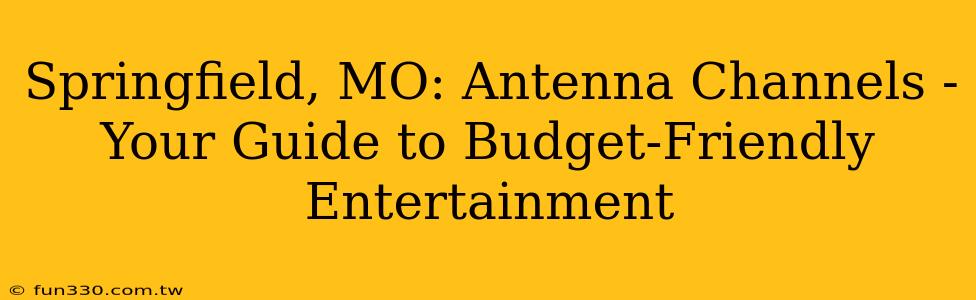 Springfield, MO: Antenna Channels - Your Guide to Budget-Friendly Entertainment