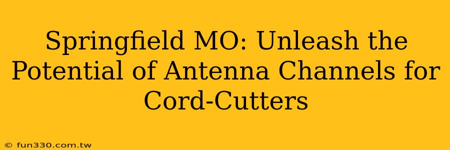 Springfield MO: Unleash the Potential of Antenna Channels for Cord-Cutters