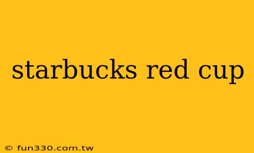 starbucks red cup