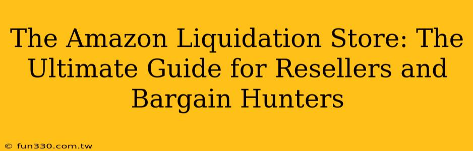 The Amazon Liquidation Store: The Ultimate Guide for Resellers and Bargain Hunters