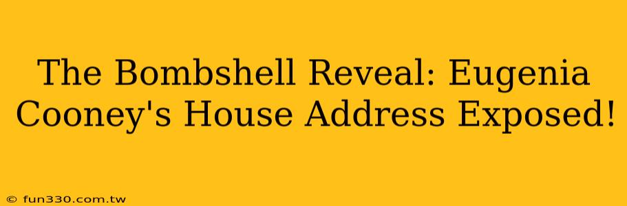 The Bombshell Reveal: Eugenia Cooney's House Address Exposed!