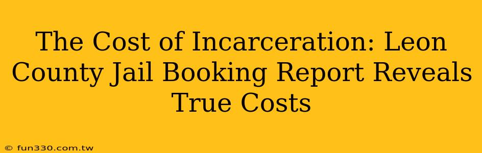 The Cost of Incarceration: Leon County Jail Booking Report Reveals True Costs