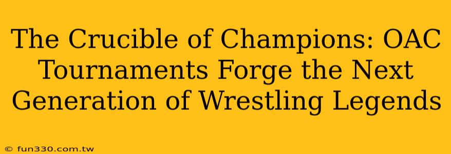 The Crucible of Champions: OAC Tournaments Forge the Next Generation of Wrestling Legends