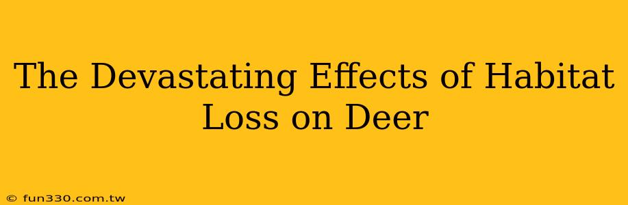 The Devastating Effects of Habitat Loss on Deer