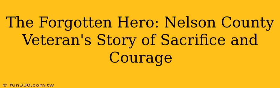 The Forgotten Hero: Nelson County Veteran's Story of Sacrifice and Courage