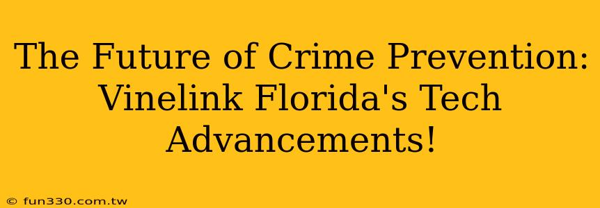 The Future of Crime Prevention: Vinelink Florida's Tech Advancements!