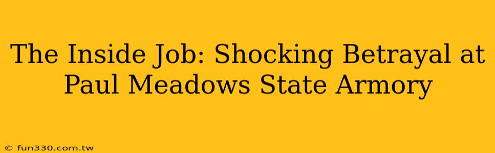 The Inside Job: Shocking Betrayal at Paul Meadows State Armory