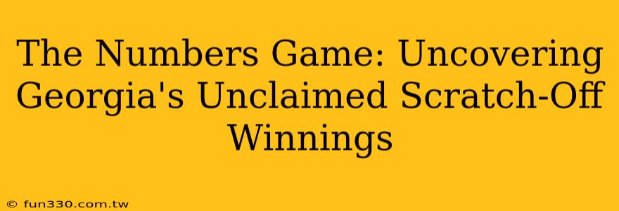 The Numbers Game: Uncovering Georgia's Unclaimed Scratch-Off Winnings