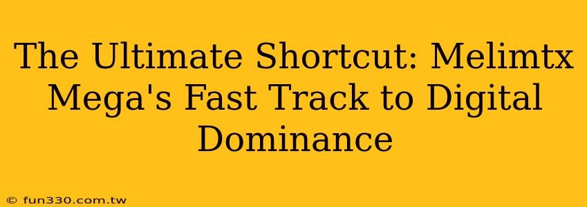The Ultimate Shortcut: Melimtx Mega's Fast Track to Digital Dominance