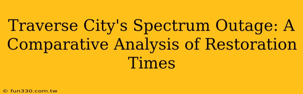 Traverse City's Spectrum Outage: A Comparative Analysis of Restoration Times