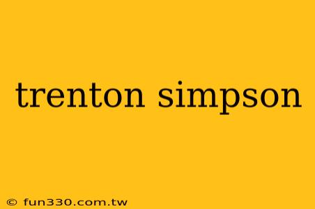 trenton simpson