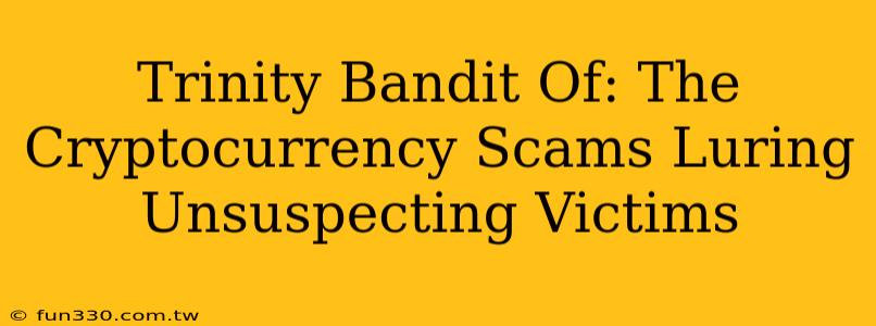 Trinity Bandit Of: The Cryptocurrency Scams Luring Unsuspecting Victims