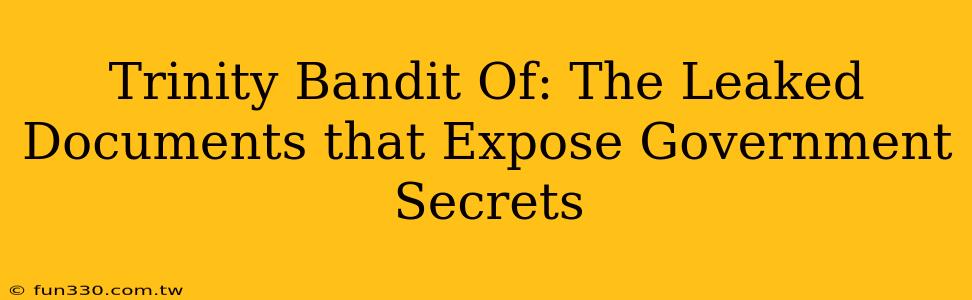 Trinity Bandit Of: The Leaked Documents that Expose Government Secrets