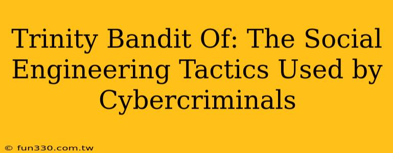 Trinity Bandit Of: The Social Engineering Tactics Used by Cybercriminals