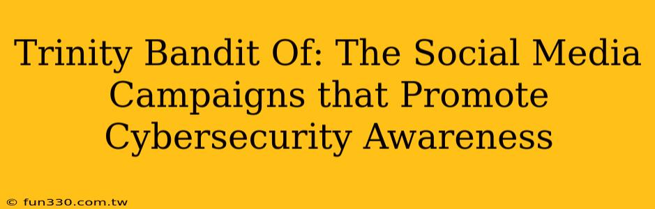 Trinity Bandit Of: The Social Media Campaigns that Promote Cybersecurity Awareness