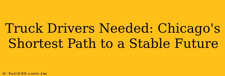 Truck Drivers Needed: Chicago's Shortest Path to a Stable Future