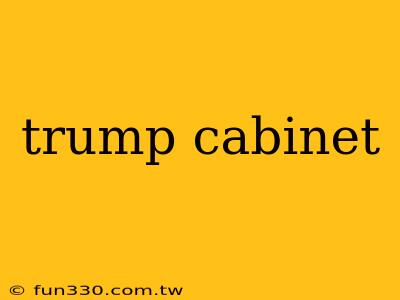 trump cabinet