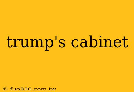 trump's cabinet