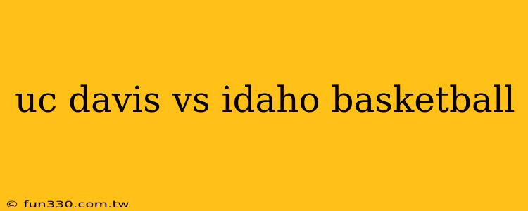 uc davis vs idaho basketball