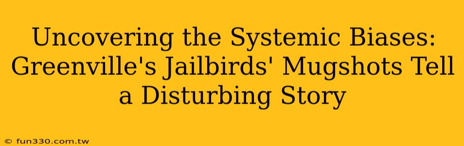 Uncovering the Systemic Biases: Greenville's Jailbirds' Mugshots Tell a Disturbing Story