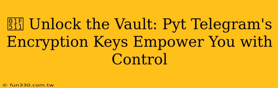 🔑 Unlock the Vault: Pyt Telegram's Encryption Keys Empower You with Control