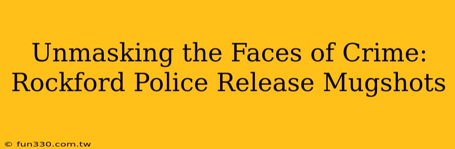 Unmasking the Faces of Crime: Rockford Police Release Mugshots