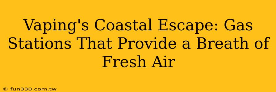 Vaping's Coastal Escape: Gas Stations That Provide a Breath of Fresh Air