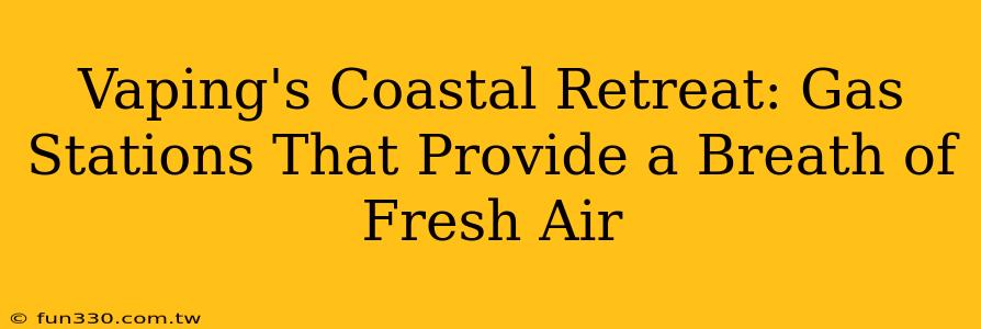 Vaping's Coastal Retreat: Gas Stations That Provide a Breath of Fresh Air