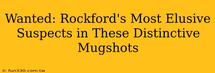 Wanted: Rockford's Most Elusive Suspects in These Distinctive Mugshots