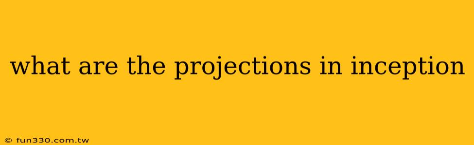 what are the projections in inception