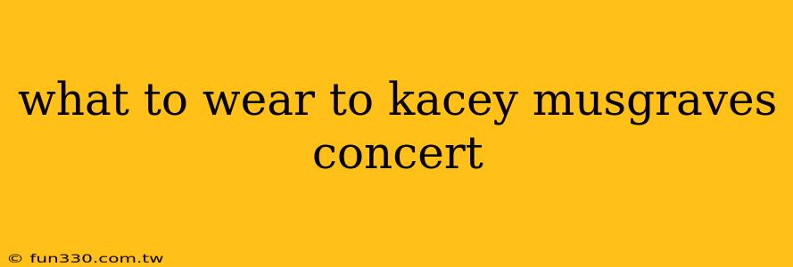 what to wear to kacey musgraves concert