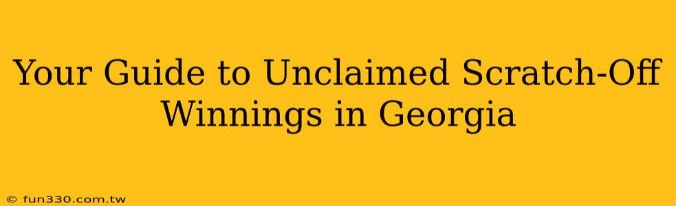 Your Guide to Unclaimed Scratch-Off Winnings in Georgia